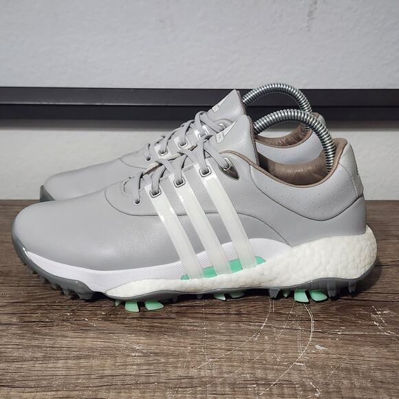 Adidas Tour360 22 Women's Athletic Leather Golf Shoes Size 7 Gray - Picture 1 of 9